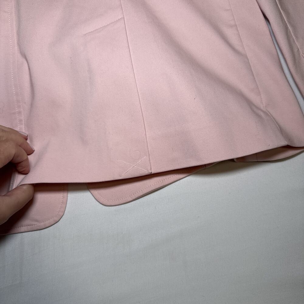 CAbi Womens Size 10 Grace Pink Blazer Mid Length Structured 3 Button Jacket NWOT - Picture 15 of 16